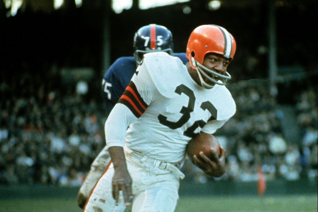 NFL 1960 Cleveland Browns Home Game Schedule Jim Brown Color 8 X 10 Photo  Pic