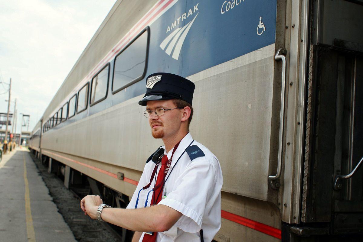 File photo - Amtrak conductor Brandon Bostian in St. Louis