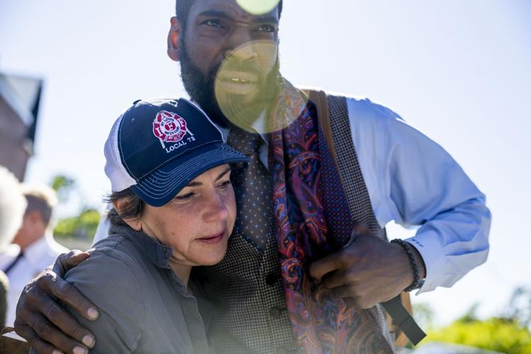 Mayor Cara Spencer hosts press conference