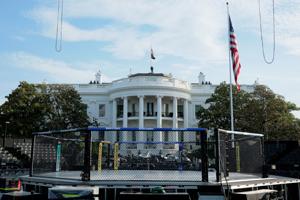 ‘Winning at all costs:’ Trump wraps himself in UFC’s bareknuckle image