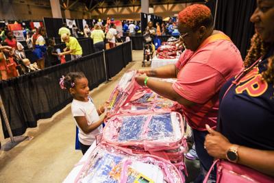 Thousands of local students attend back-to-school festival