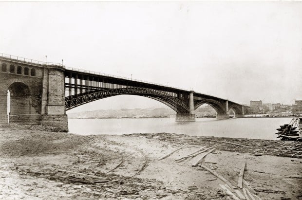 Look Back:  Eads bridge, 1874