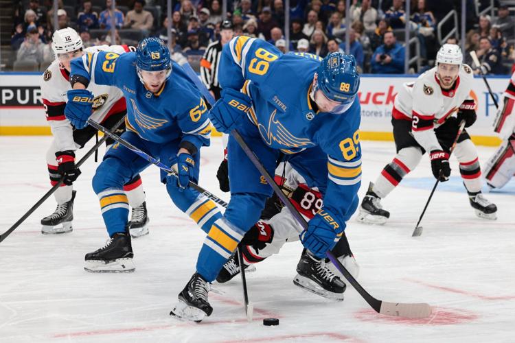 The 51 Blues host the Ottawa Senators