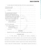 Read the suit �����Ӱ�ԭ�� city has filed against the police board