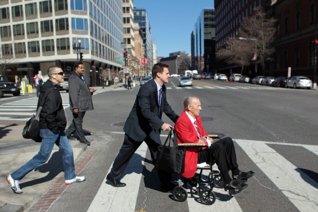 Brian Schwarze's job is working with his grandpa, Stan Musial