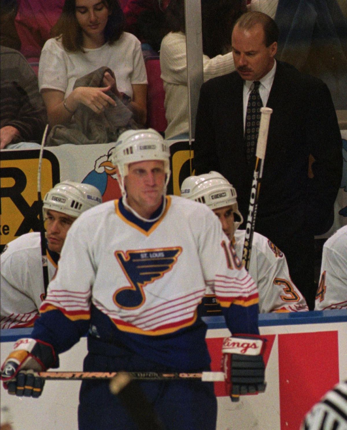 1998-99 Jeff Finley St. Louis Blues Game Worn Jersey