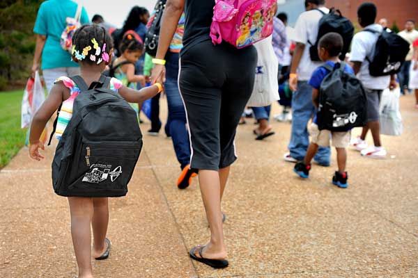 Children attend Ƶ back to school festival