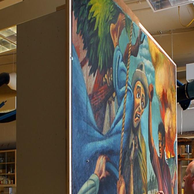 Mural Segment Is Centerpiece Of Art Museum S Joe Jones Exhibit Entertainment Stltoday Com