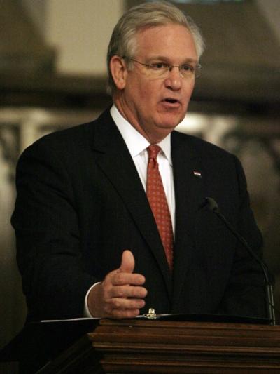Governor Jay Nixon speaks during faith-based disaster intiative workshop