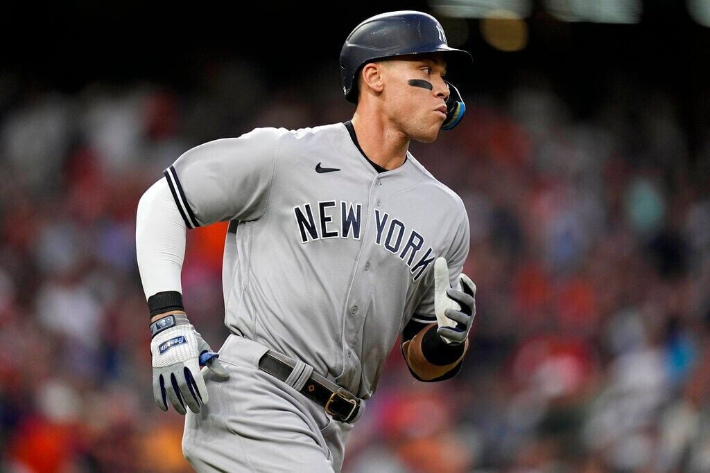 Yankees slugger Aaron Judge faces live pitching for the first time