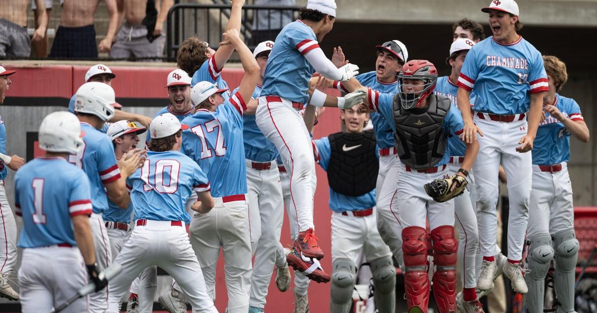 Class 5 baseball quarterfinal, game 1: Chaminade 5, Festus 0