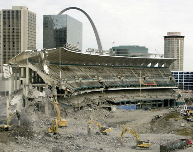 As demolition of Busch Stadium gets into full swing, the St. Louis