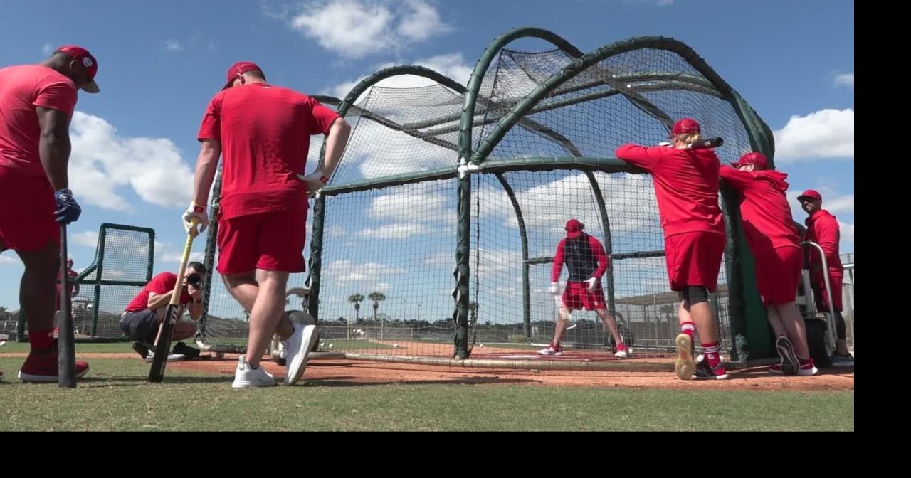 Video Cardinals go through batting practice on the second day of