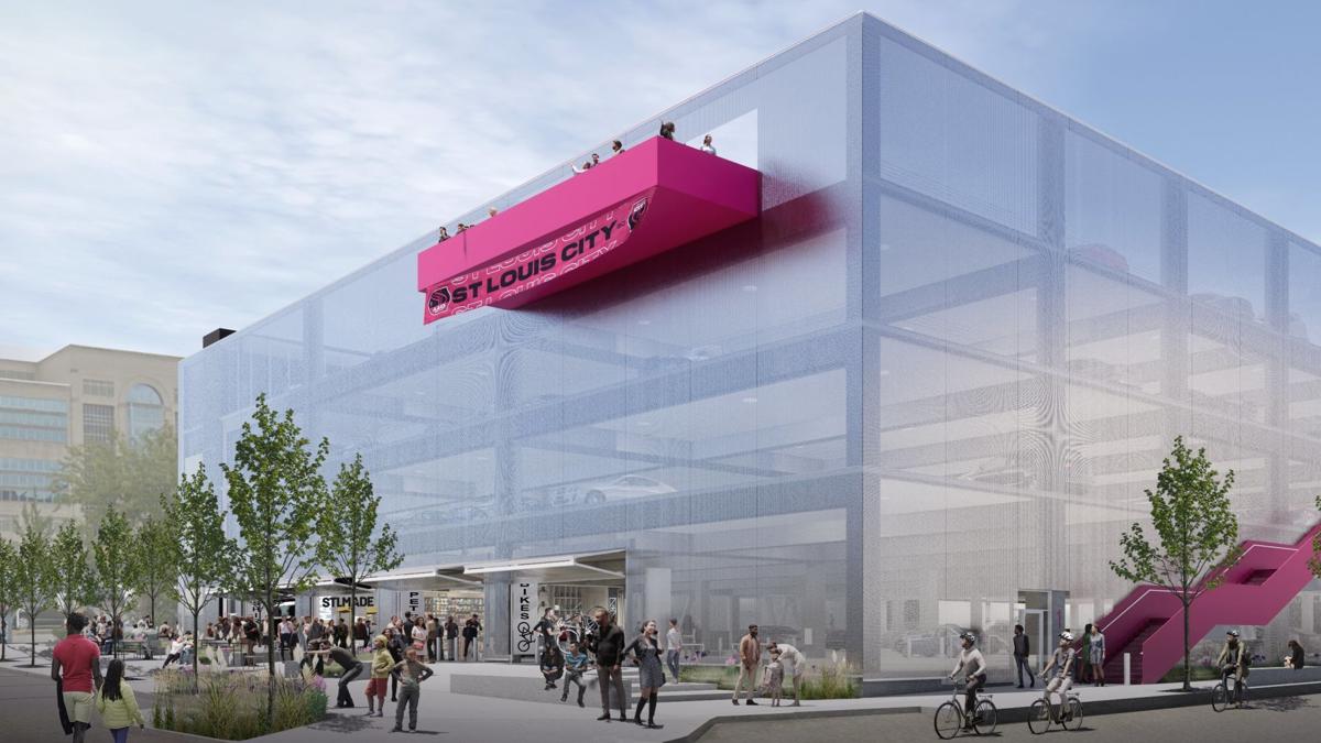 St. Louis City SC garage rendering