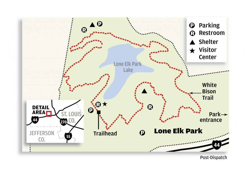 Lone Elk Park Map
