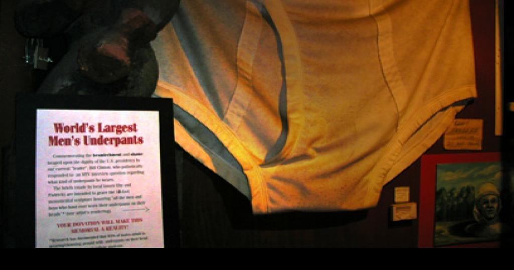 World's Largest Underpants Are A Brief Useful Prank That Won't Go To Waist
