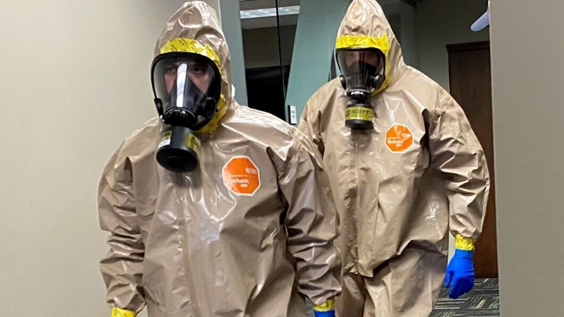 Clayton police, FBI respond to threatening letter with white powder at office of Albert Watkins