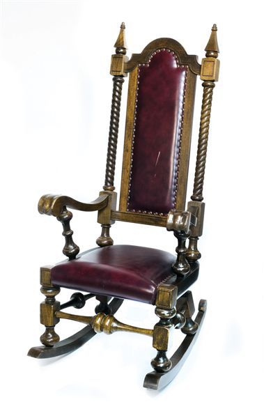 throne rocking chair