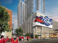 Apartment tower rendering