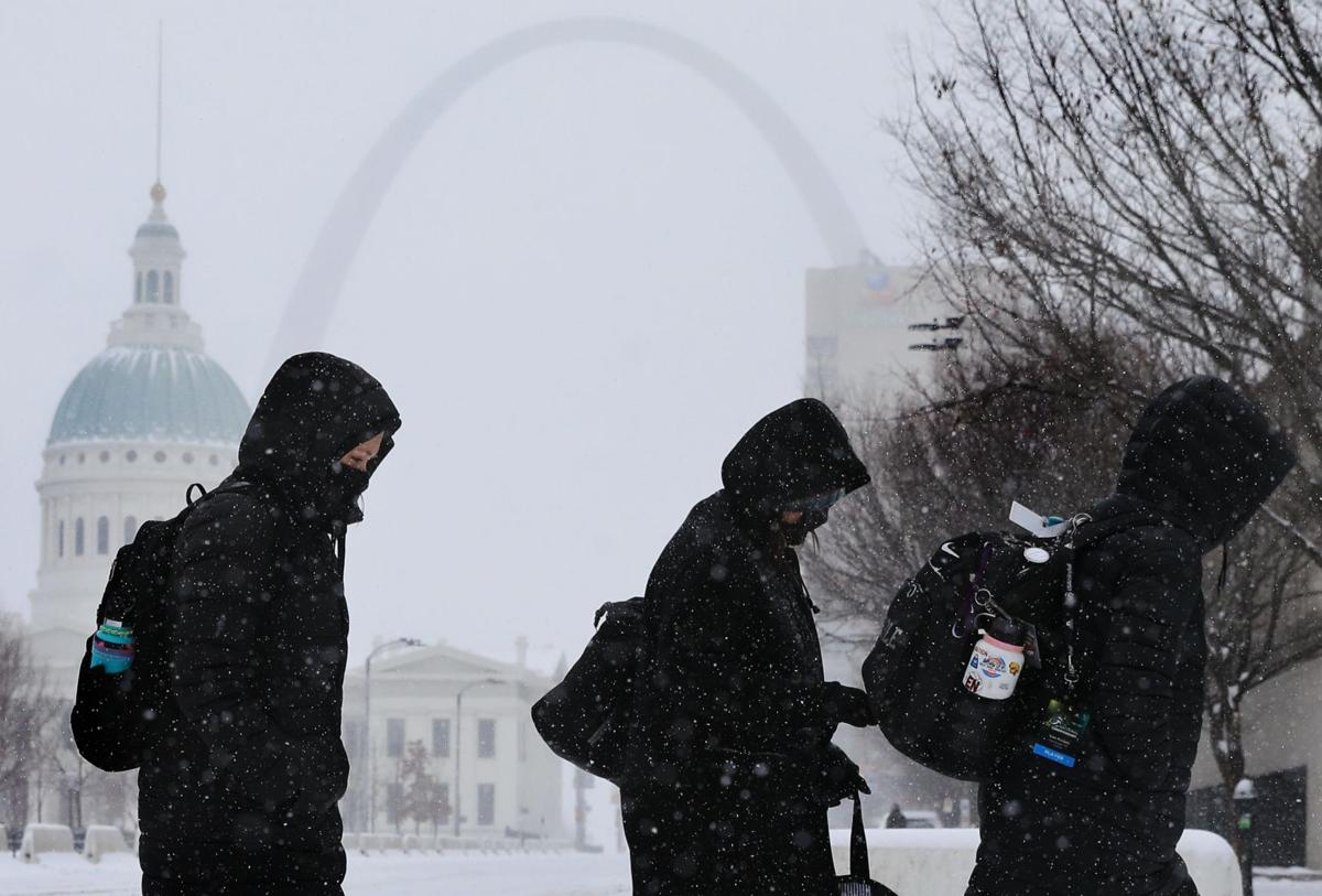 St. Louis snow storm and single digit cold snap