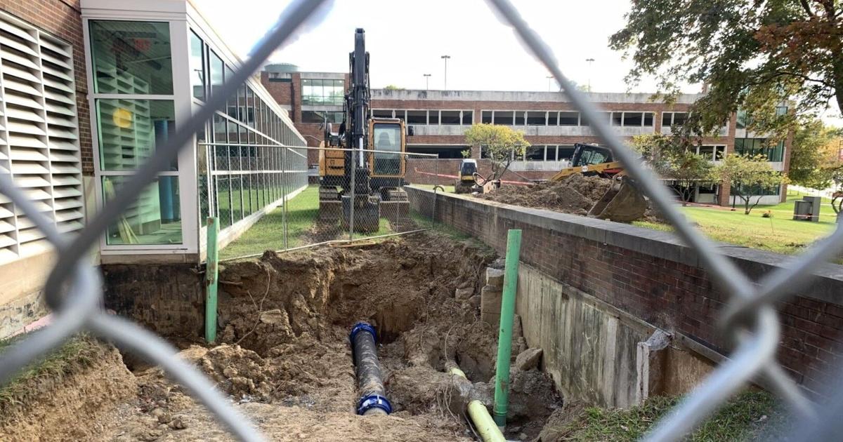 UMSL sues after water main break damages historic Mercantile Library