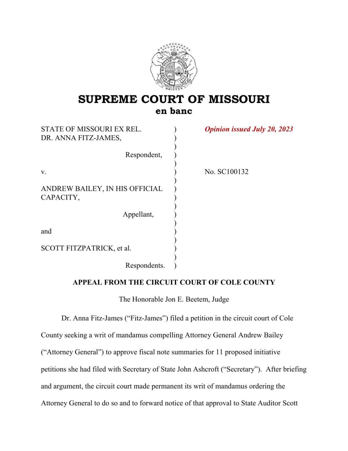 Missouri Supreme Court rejects attorney general’s bid to upend abortion ...