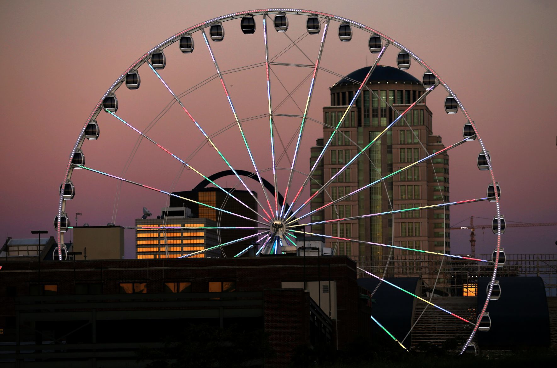 as you ride on a ferris wheel your apparent