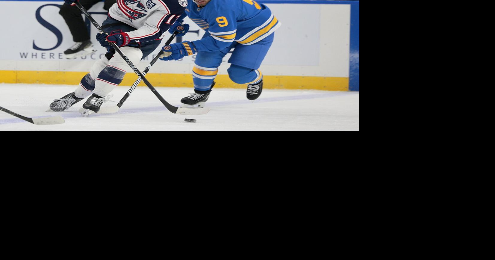 Blues drop final home game before Olympic break, lose 5-3 to Blue Jackets