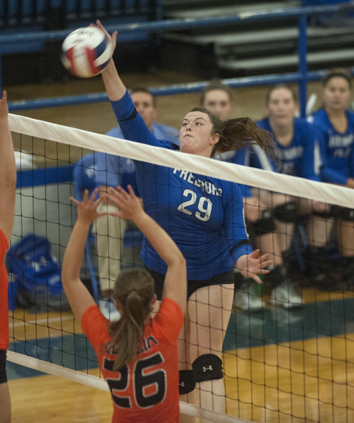 Freeburg opens conference play with convincing win Girls Volleyball