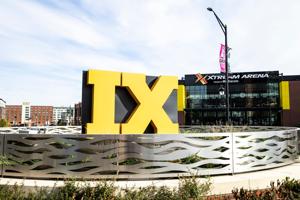 Title IX sculpture in Iowa