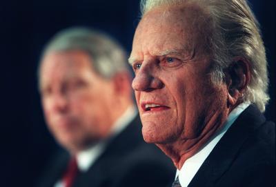 Rev. Billy Graham in 1999 in St. Louis