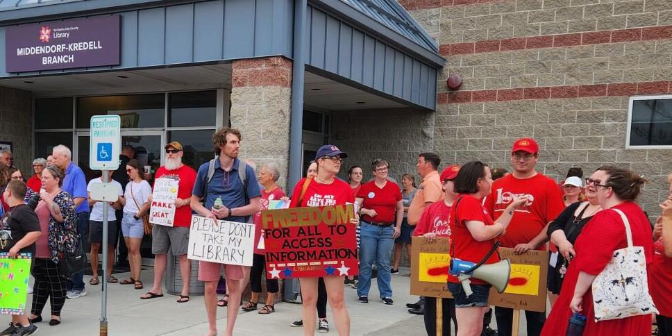 St. Charles County Library protest