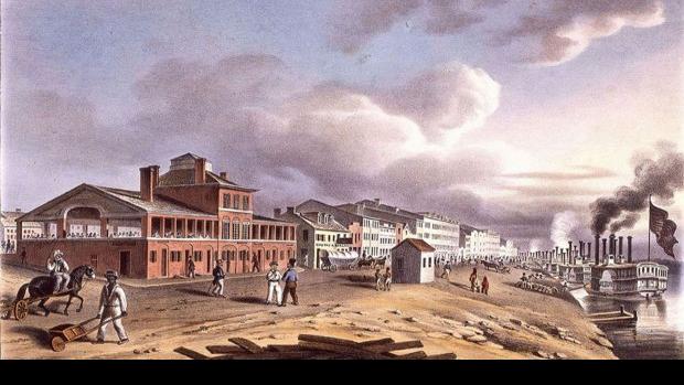 The St Louis Riverfront In 1840 Multimedia Stltoday Com