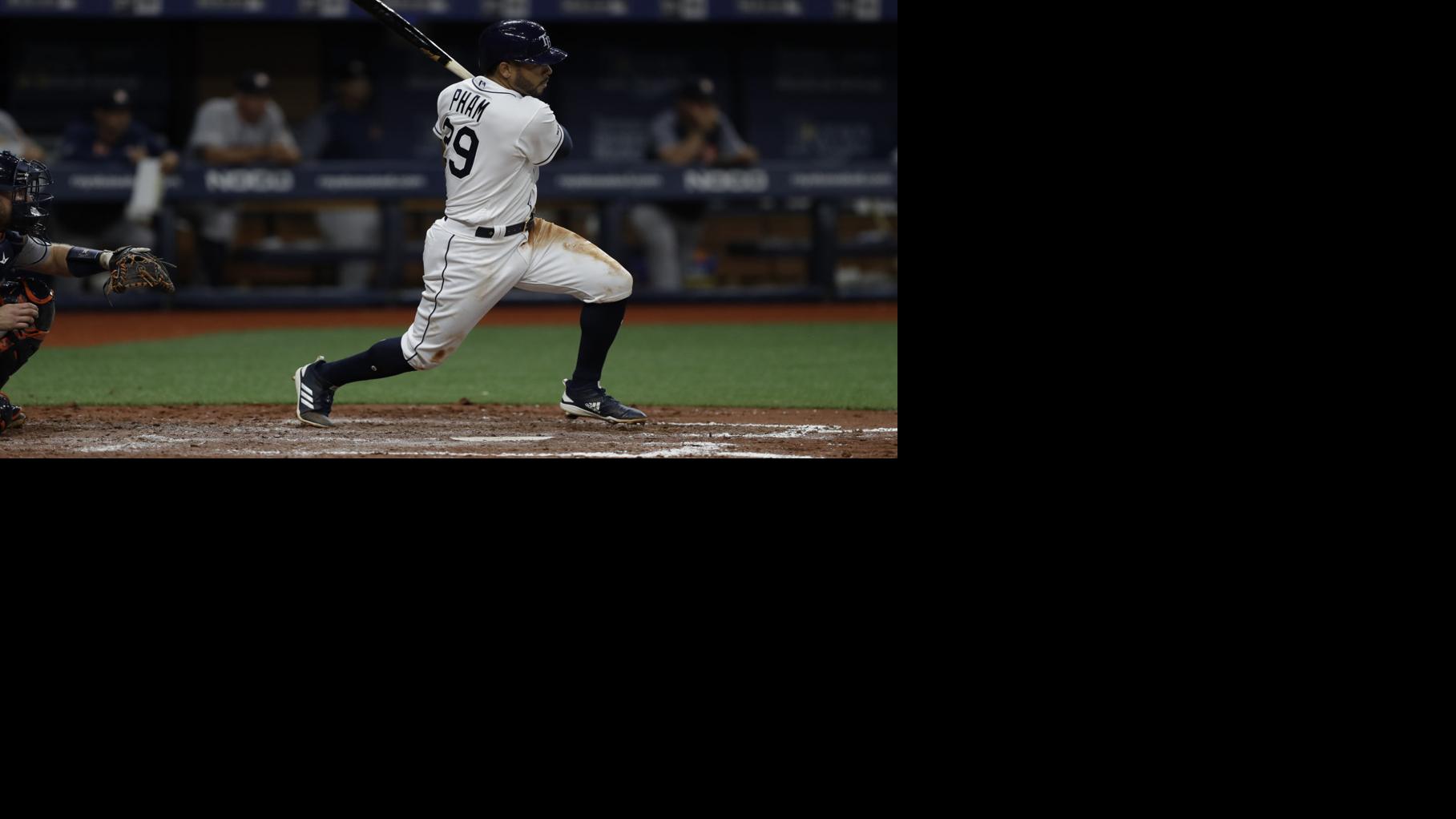 Watch: Tommy Pham has now reached base in 39 consecutive &hellip;