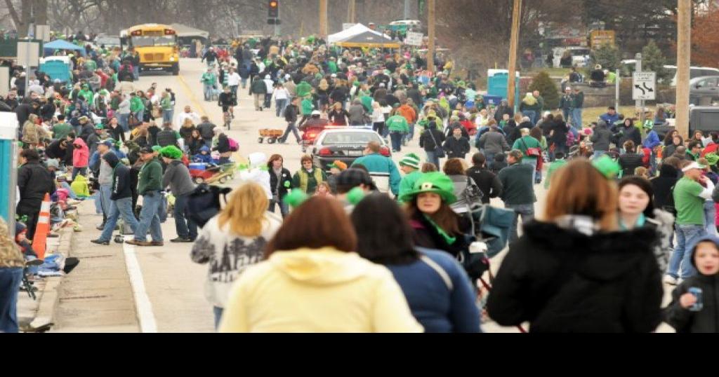 Floating in green Thousands jam Cottleville streets for St. Patrick's