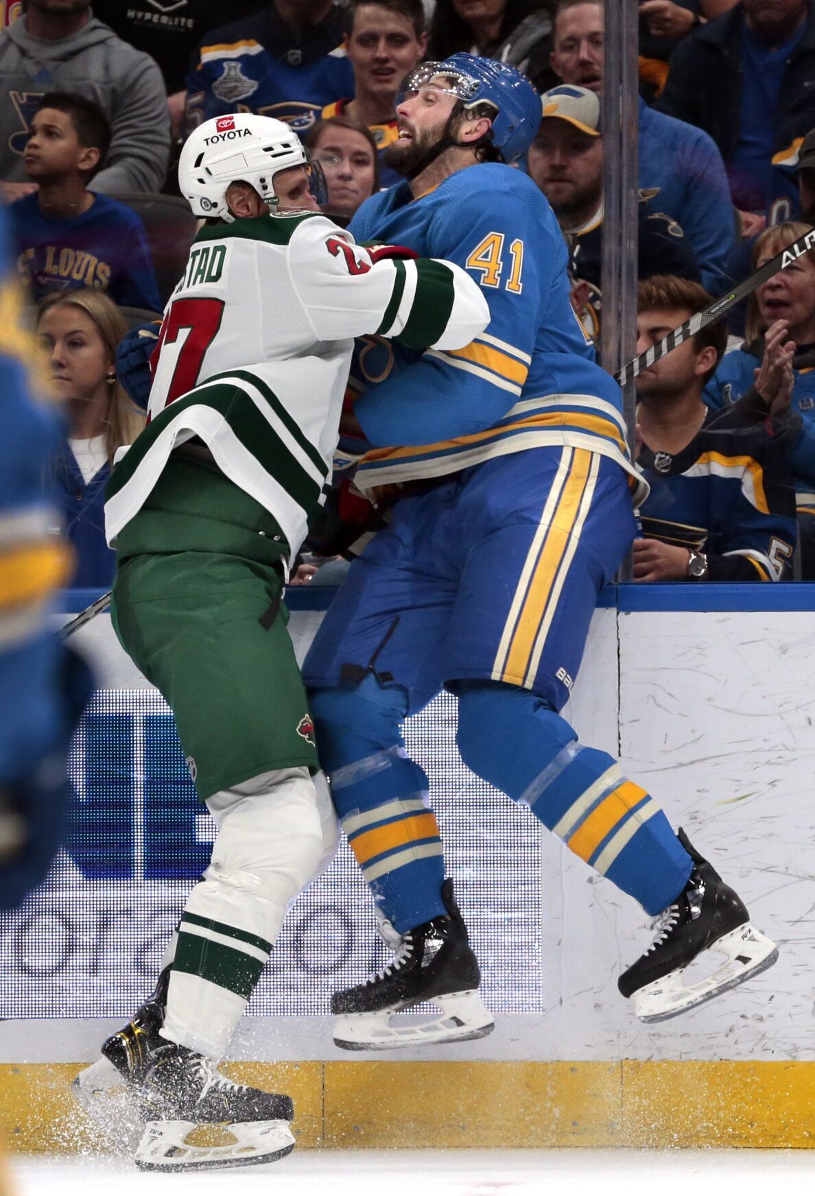 Blues secure playoff spot with 6-5 win over Wild in OT Midwest