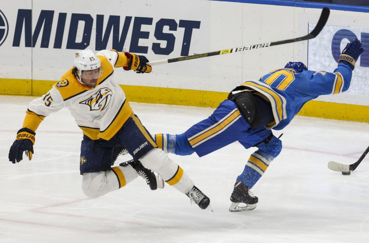 Predators extend win streak with 8-3 rout of Blues - The Rink Live