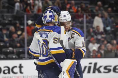 Blues Ducks Hockey