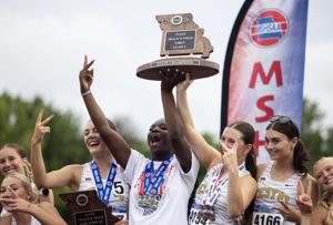 Scenes from the Missouri state track and field championship meet