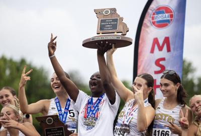 Scenes from the Missouri state track and field championship meet