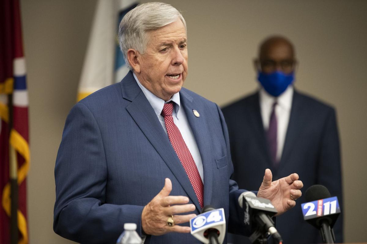 Governor Parson visits SLMPD