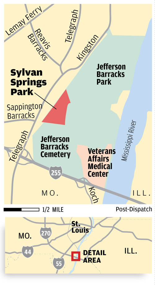 Jefferson Barracks Park Map Map: Sylvan Springs Park | Politics | stltoday.com