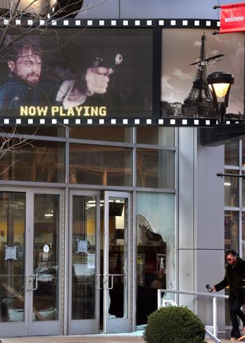 Shots damage three downtown businesses