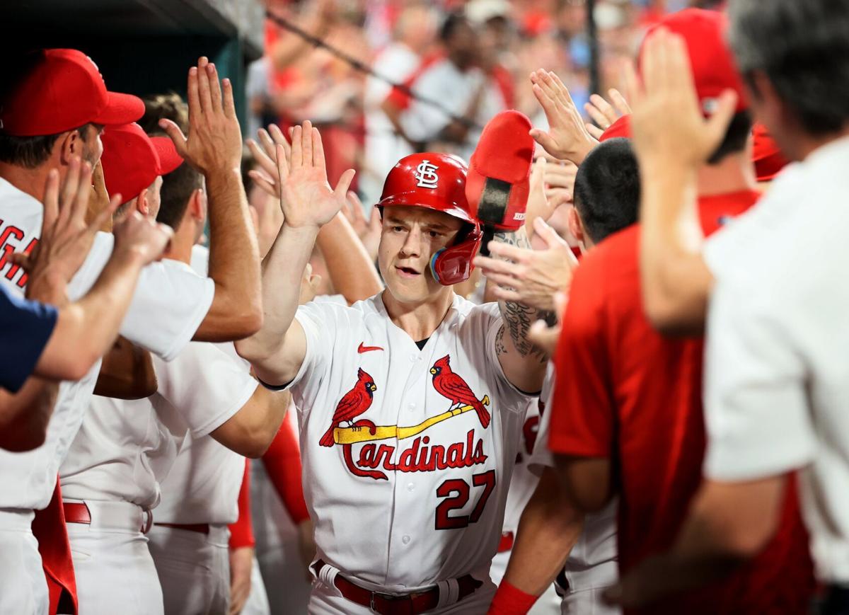Lars Nootbaar takes celebrating - Springfield Cardinals