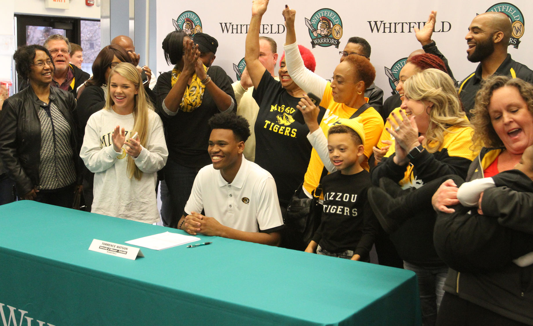 Surrounded by well-wishers, Whitfield's Watson signs with Mizzou