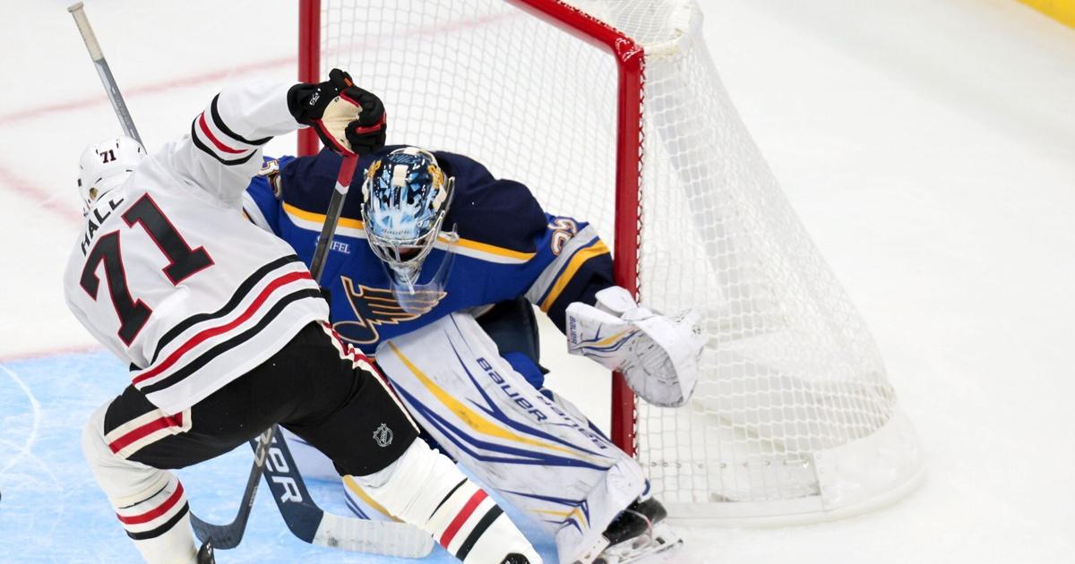 Goaltender Ellis surges up Blues depth chart in crease