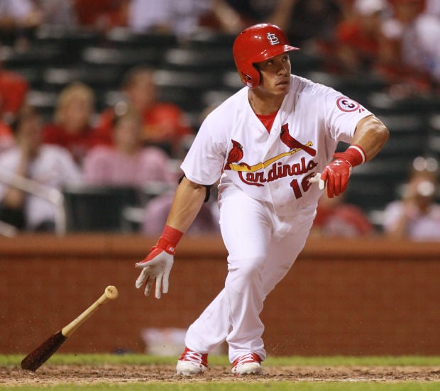 St. Louis Cardinal Kolten Wong is in the strike zone with Talk