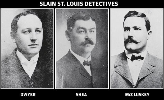 Detectives John Shea, Thomas Dwyer and James McCluskey