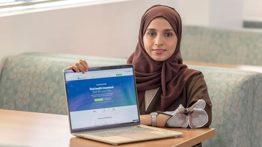 Pre-nursing student Asmahan Ghaleb creates Health Guide USA website to help navigate the complex health care system