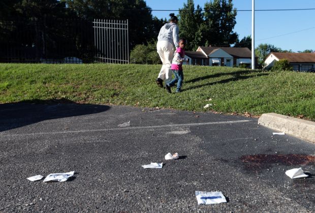 Shooting scene at Chambers and Sheffingdell
